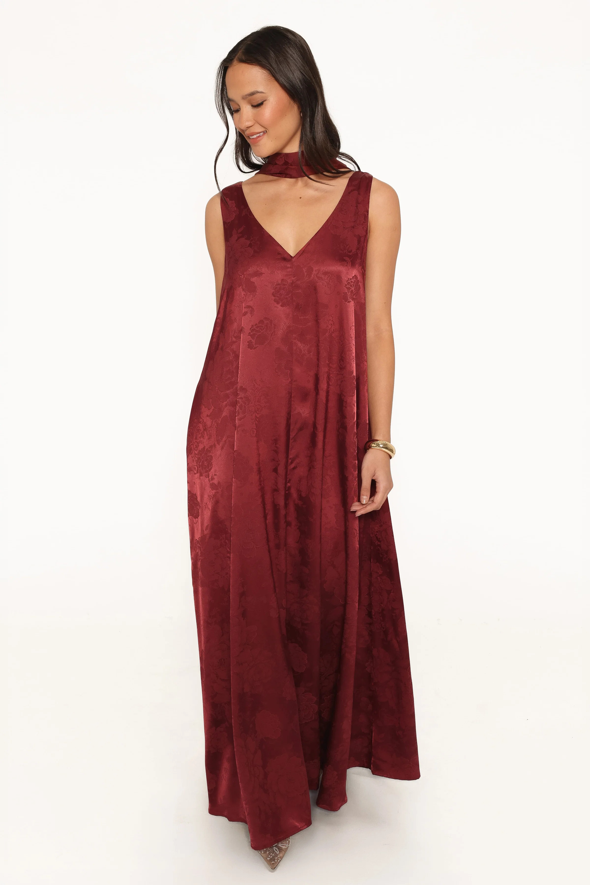 Aeryn Maxi Dress - Burgundy | Petal & Pup (US)