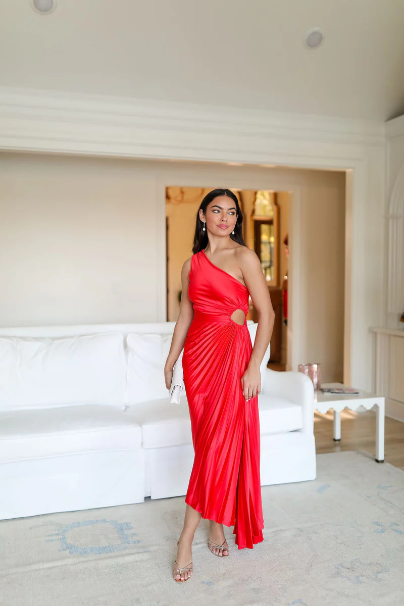 Dolled Up Maxi Dress - Blood Orange | cocolillys