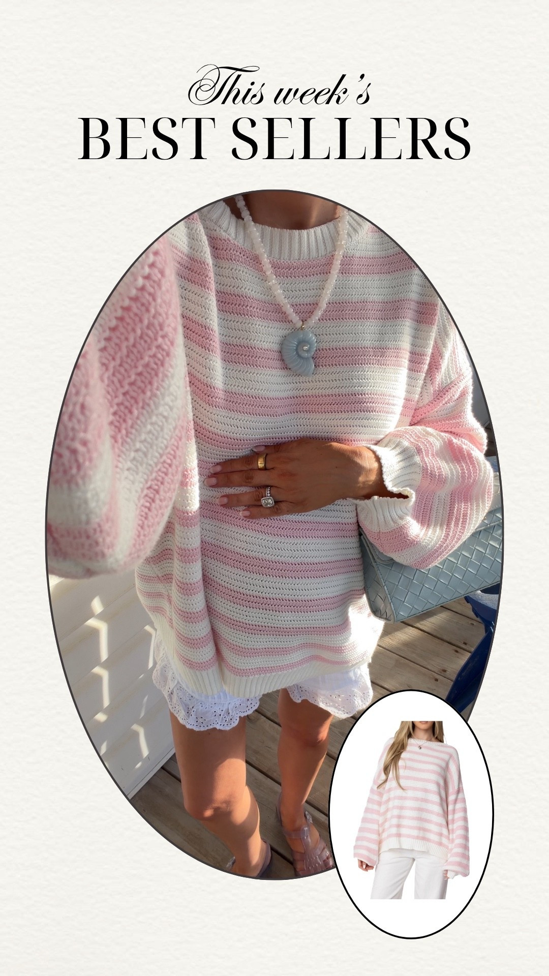 This striped sweater was a weekly best seller!

#LTKBump #LTKootd