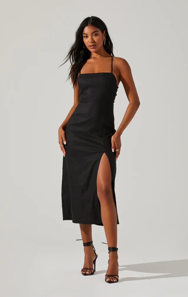 Brayden Strappy Back Midi Dress | ASTR The Label (US)