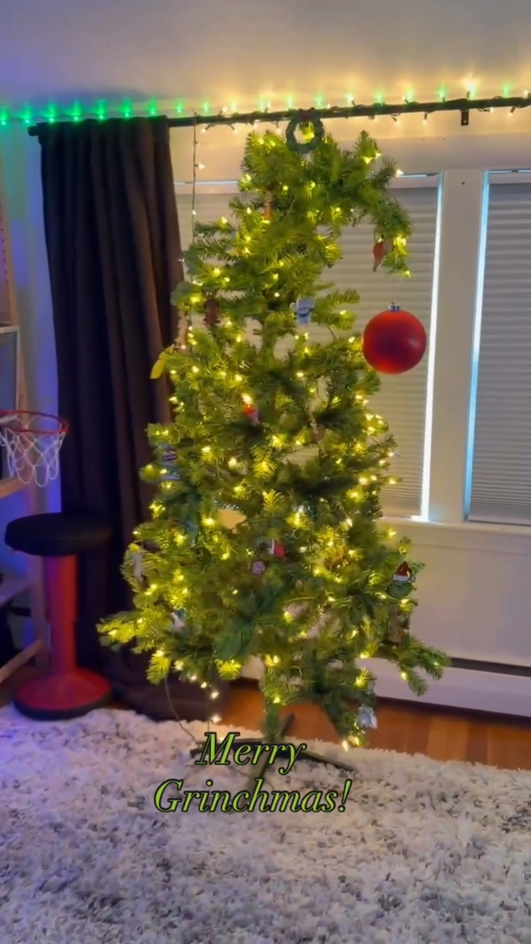Are you ready for Christmas?   Cody’s teen Grinchmas room is all decked out from top to bottom!  Loving all the lights, the Grinch green tree & all the Grinchy touches!  Are you a Grinch fan?  Check out our LTK for some fun Grinch decor! 
.
.
.
#teenchristmas #grinchmas #grinchroom #teentoomdecor #ltkhome 

#LTKKids #LTKHome #LTKHoliday