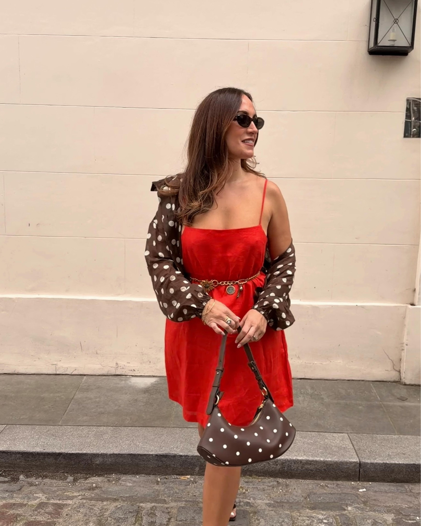 Obsessed with red this season ❤️ 🥰💋♥️Red dress, polka dots and a bag I can’t stop carrying 🤎❤️ 

outfit kindly gifted by @nextofficial 

Outfit linked over on my LTK @ltk.europe 

#nextfashion #outfitoftheday #over40style #colourblocking #summerstyle

#LTKeurope #LTKsummer #LTKuk