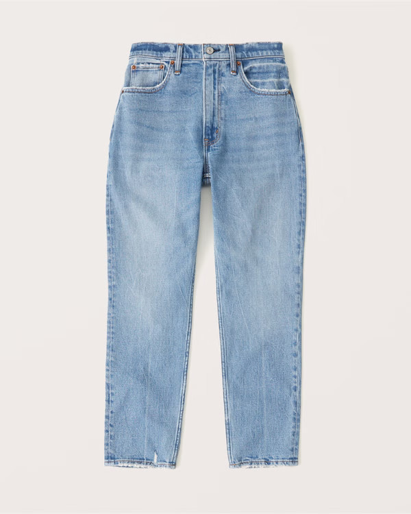 Curve Love High Rise Mom Jeans | Abercrombie & Fitch (US)
