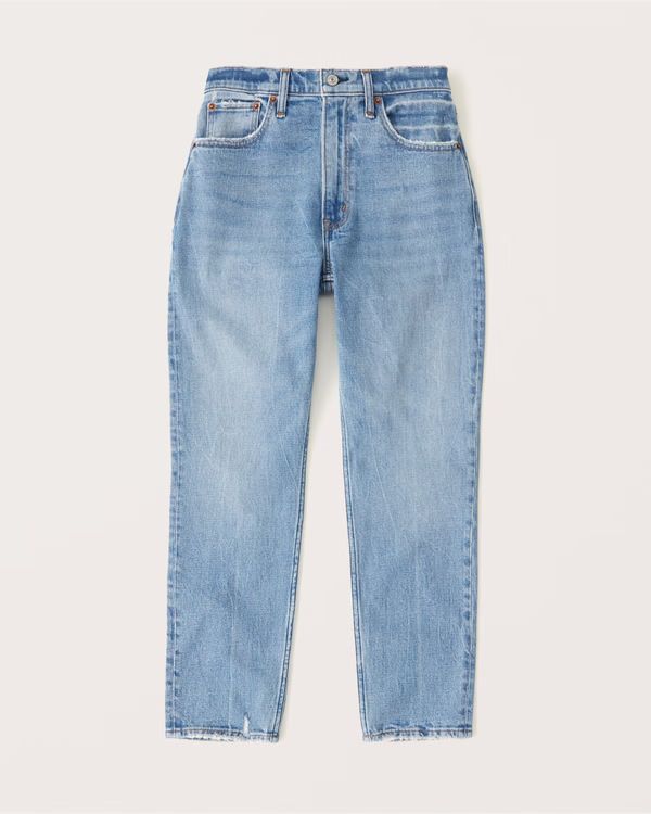 Curve Love High Rise Mom Jeans | Abercrombie & Fitch (US)