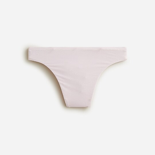 Ribbed high-rise cheeky bikini bottom | J. Crew US