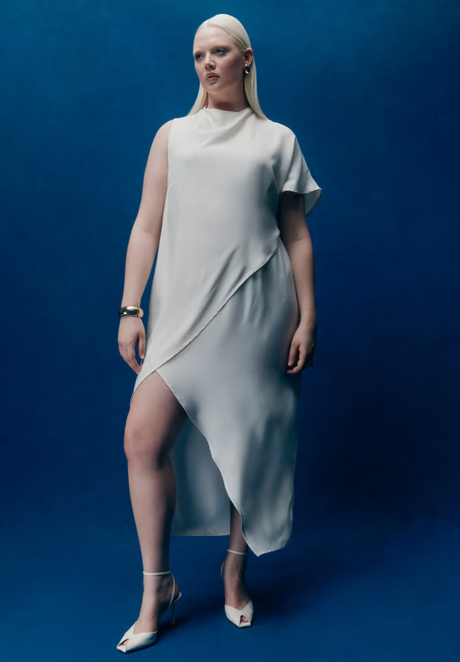 Asym Relaxed Maxi Dress | Eloquii