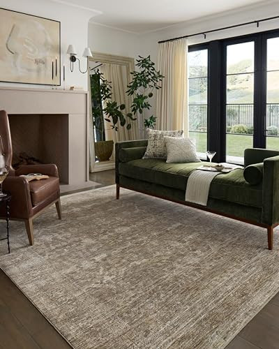 Loloi Tabitha Collection TAI-02 Taupe/Pebble 9'-6" x 13' Area Rug | Amazon (US)