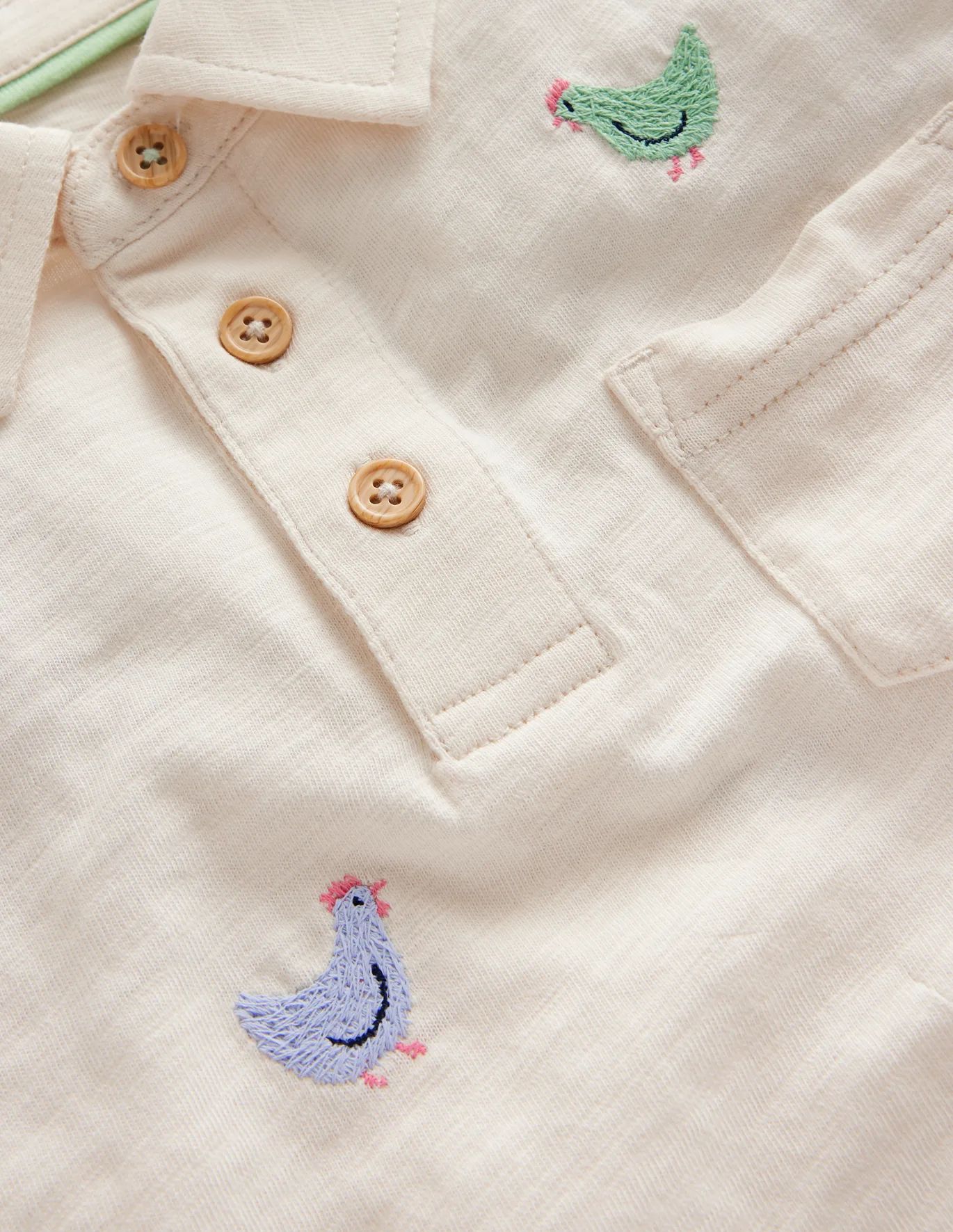 Embroidered Slubbed Polo Shirt | Boden (US)