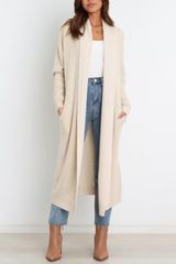 'Akie' Waffle Long Open Cardigan (5 Colors) | Goodnight Macaroon