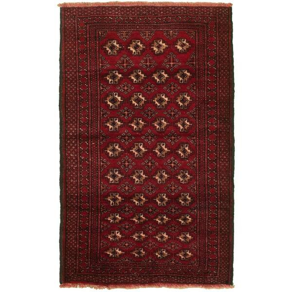 Hand-knotted Herati Red Wool Rug - 3'5 x 5'9 - Bed Bath & Beyond - 31628089 | Bed Bath & Beyond