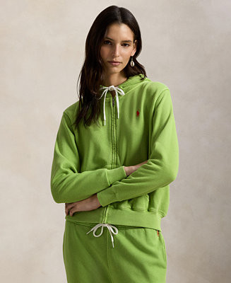 Polo Ralph Lauren Women's Full-Zip Drawstring Hoodie - Macy's | Macy's