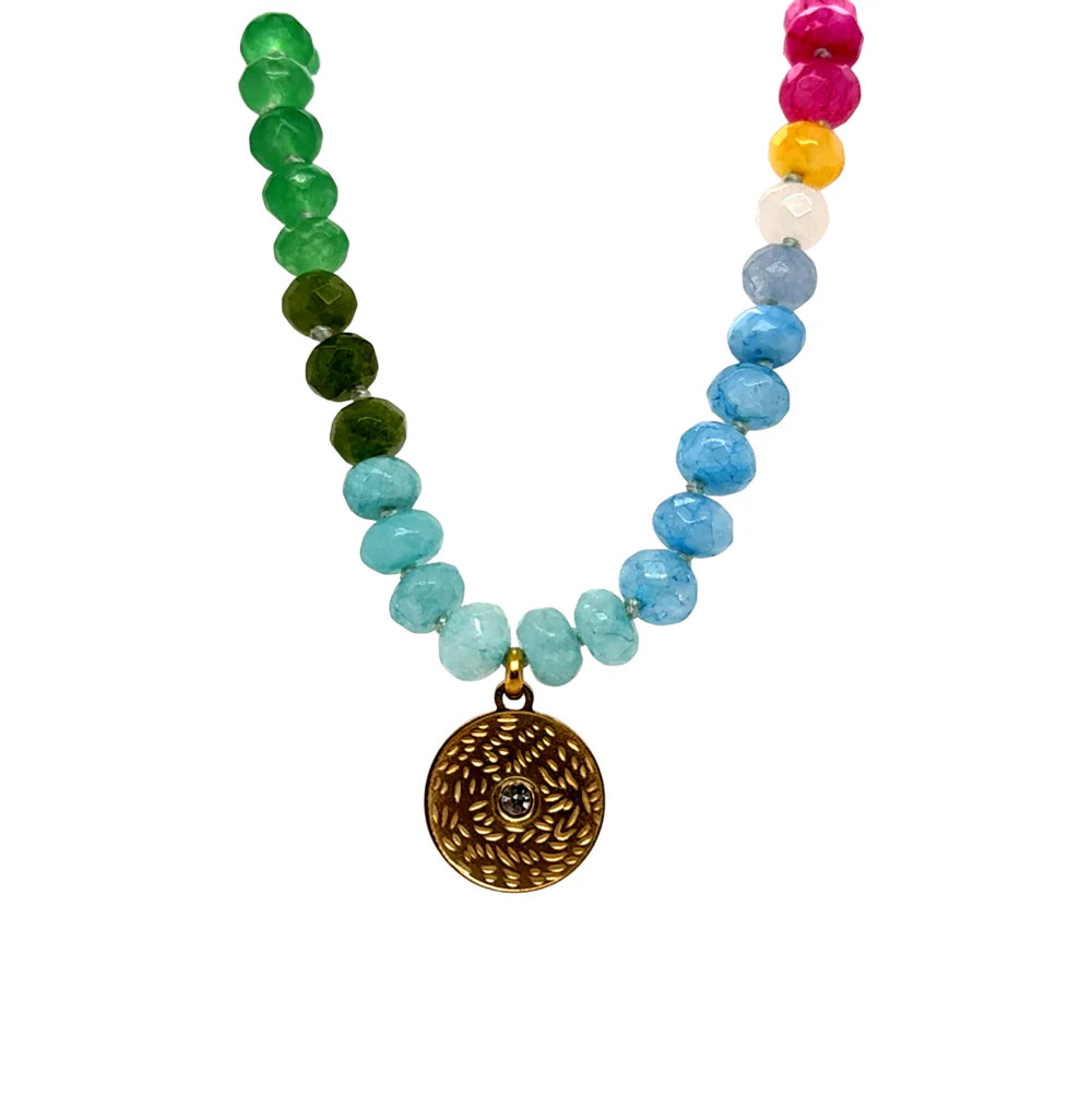 Rainbow Stone Necklace | Love, Ellison