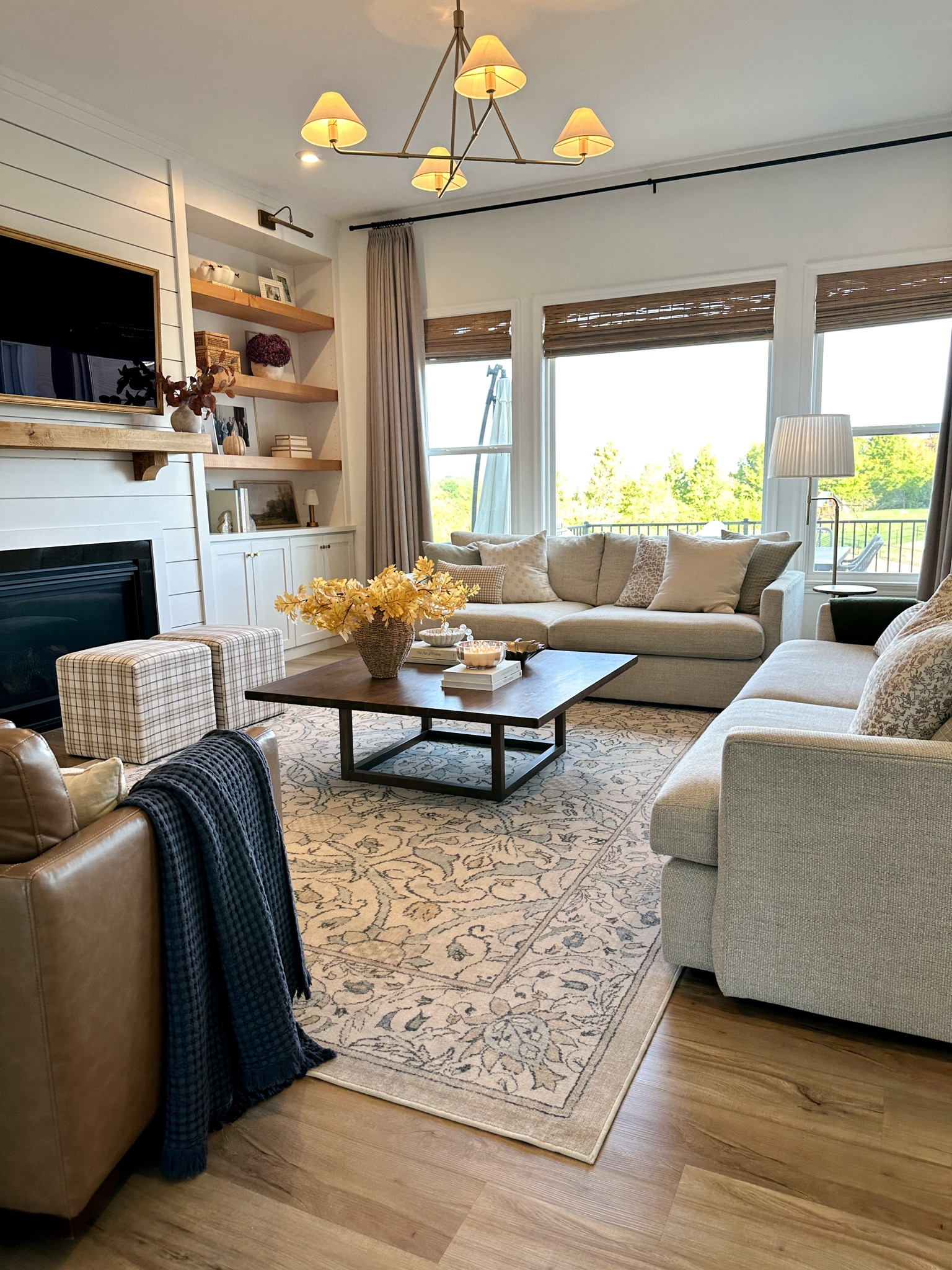 Living room, fall stems, ruggable rug, washable rug, crate and barrel lounge 2x palisades coffee table, ottoman cube 

#LTKFallSale #LTKSeasonal #LTKHome