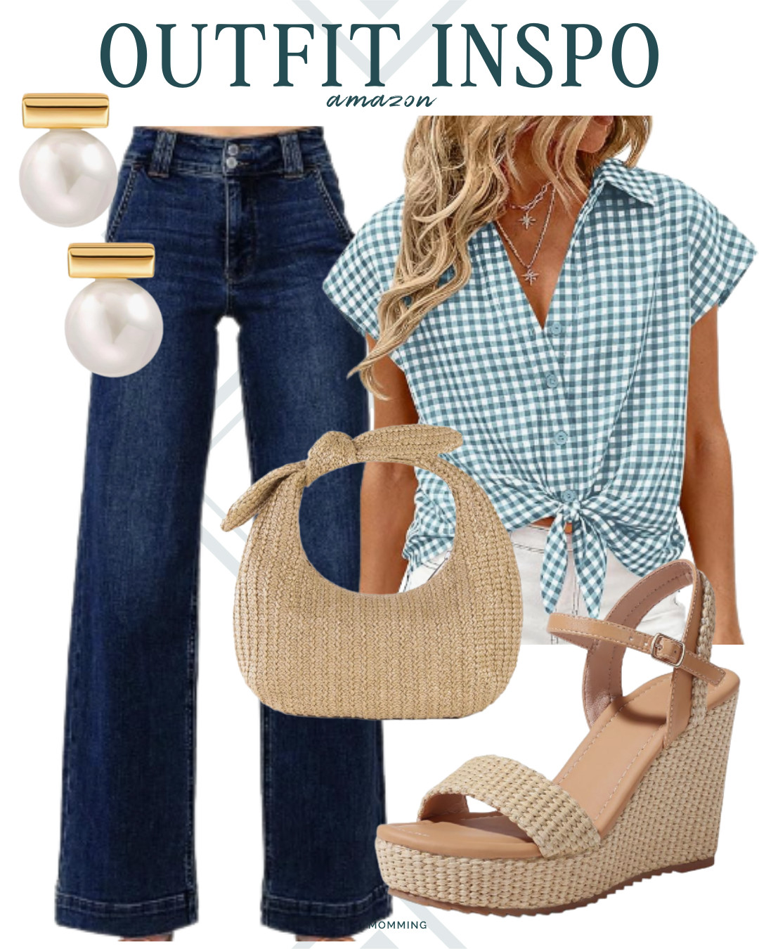 Classic & cute spring look 🌼 

 