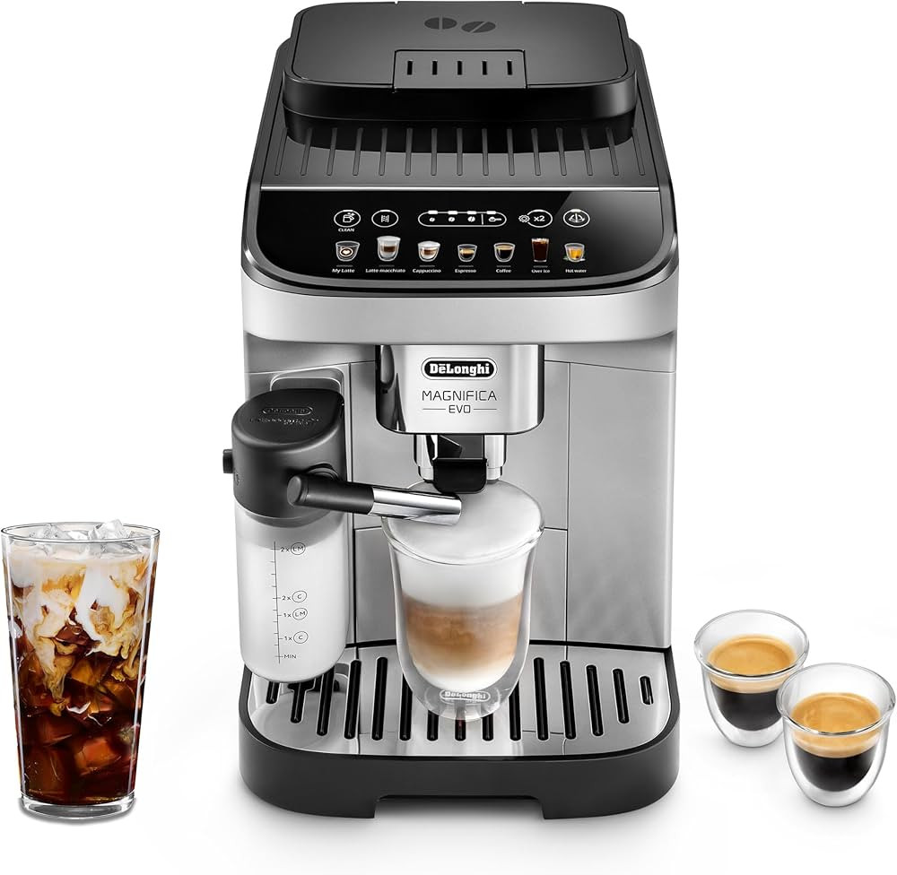 De'Longhi Magnifica Evo Automatic Espresso & Coffee Machine with Auto Milk Frother, Built-in Grin... | Amazon (CA)