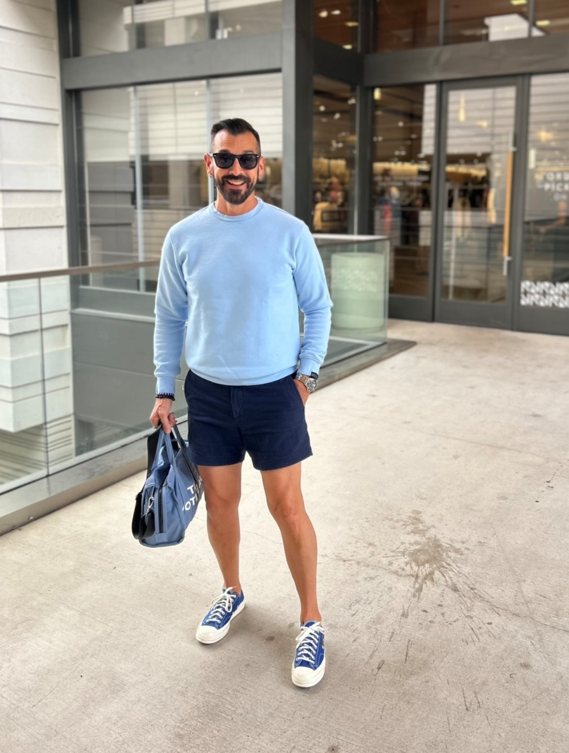 Out doing some shopping for clients and embracing my “blue period”. LOL

#LTKSaleAlert #LTKMens #LTKOver40