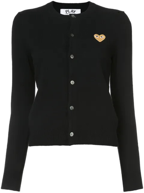 heart patch cardigan | FarFetch US