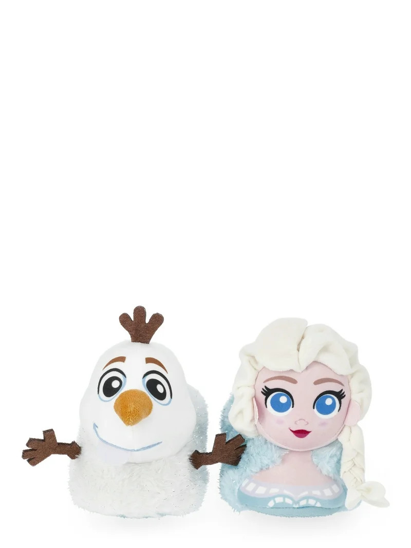 Disney Frozen Toddler Girls Elsa and Olaf Sock Top Slippers | Walmart (US)