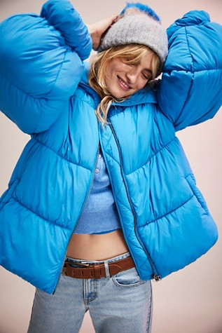 Solid Cotton Candy Puffer | Free People (Global - UK&FR Excluded)