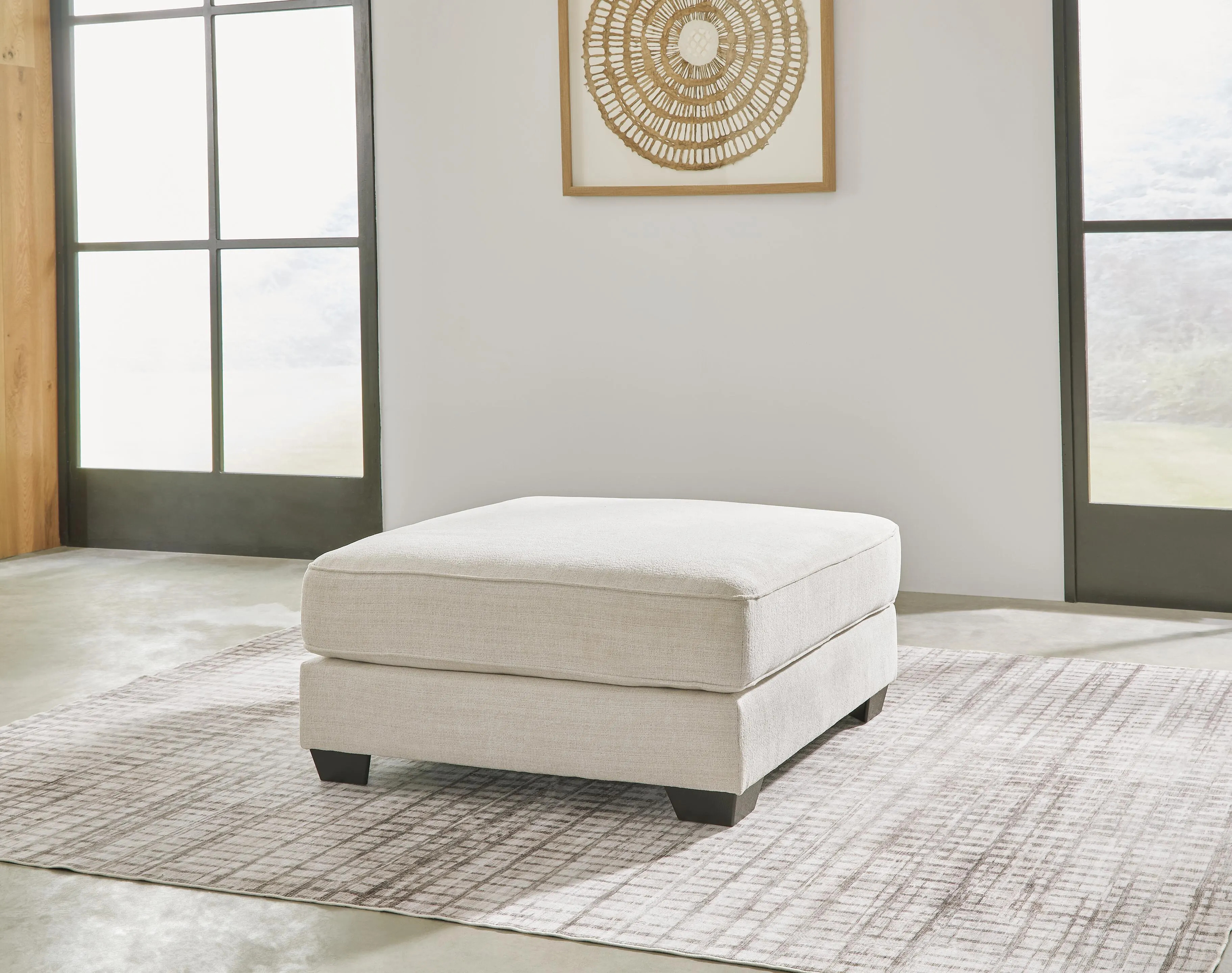 Lerenza Oversized Accent Ottoman | Ashley | Ashley