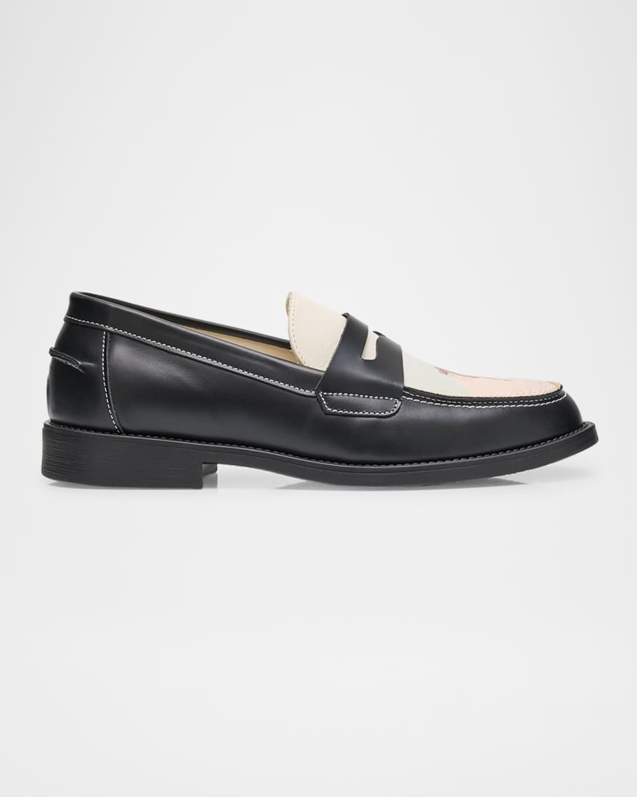 Men's Wilde Advanced Guard Penny Loafers | Neiman Marcus