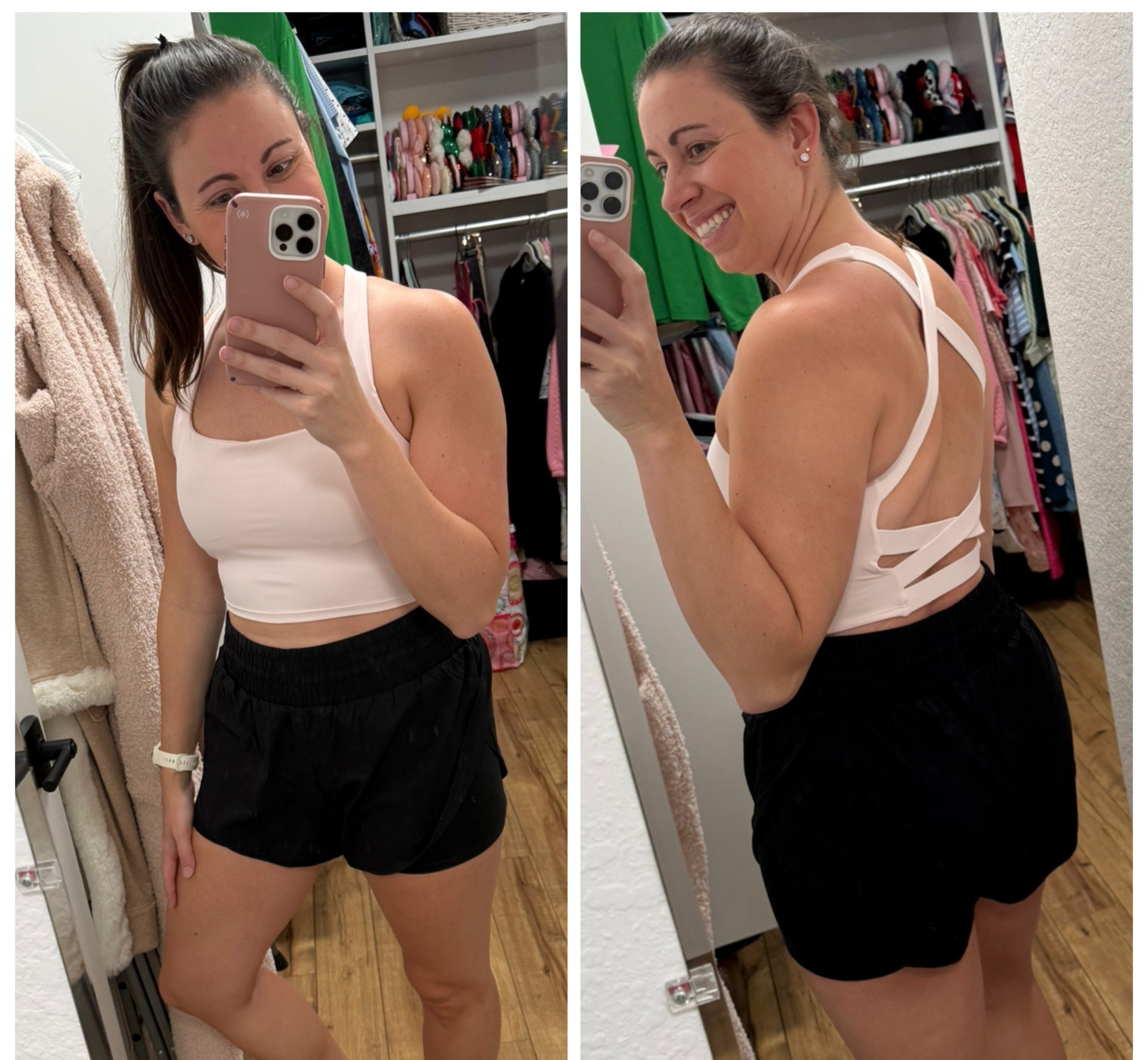 Rocking my new Halara bra top! I have wanted this too forever and now I have it in white and pale pink! This top is so comfortable and fits true to size! I can’t wait to order more!

#LTKActive #LTKootd #LTKgrwm