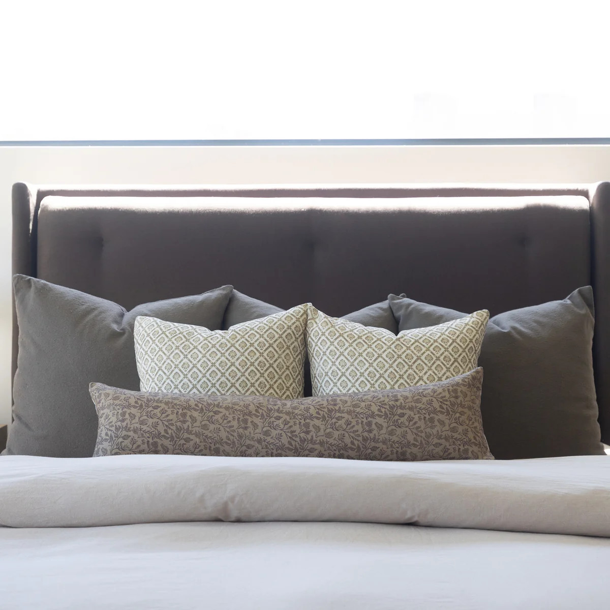 King Bed Pillow Covers Set 35 | Woven Nook