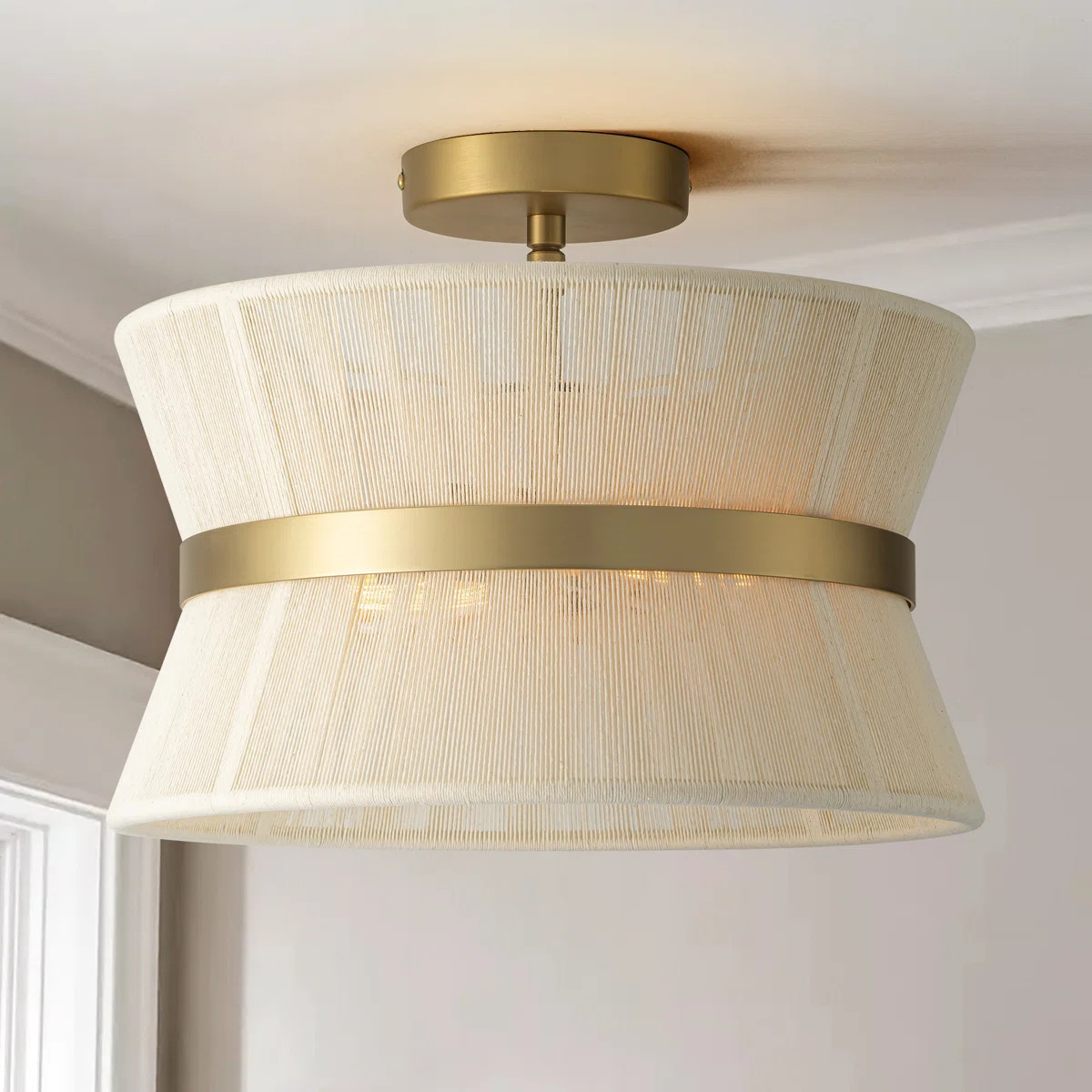 2 - Light Semi Flush Mount | Wayfair North America