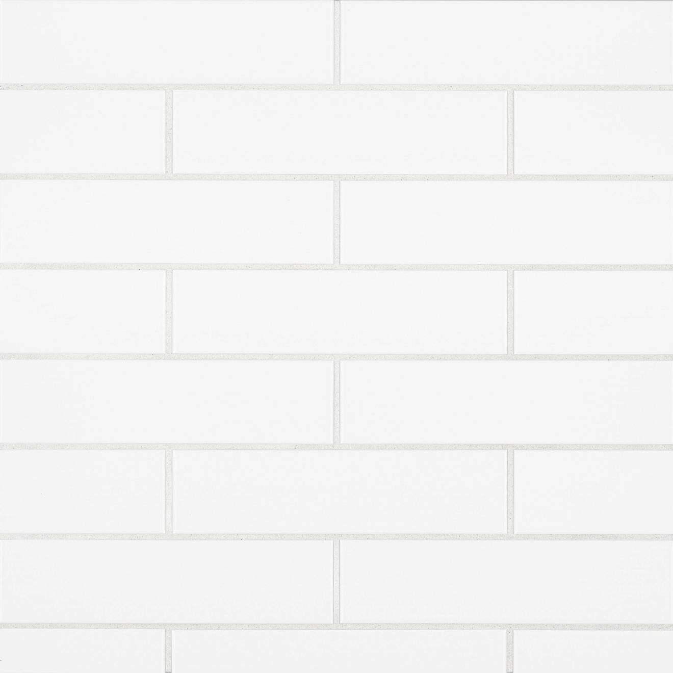 Traditions 3" x 12" Glossy Ceramic Tile in White | Bedrosians Tile and Stone