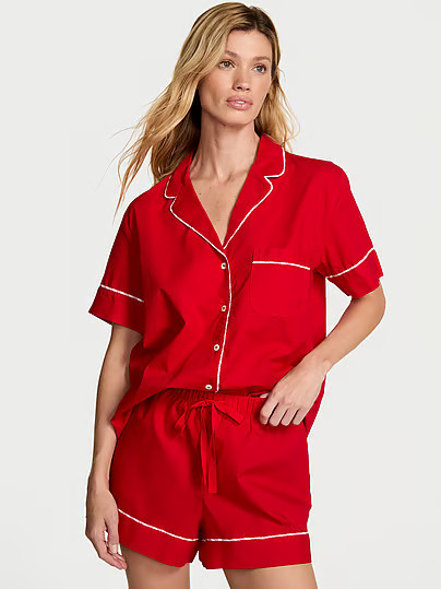 Heritage Cotton Short Pajama Set, Red, Xxl - Women's Sets - Victoria's Secret | Victoria's Secret (US / CA )