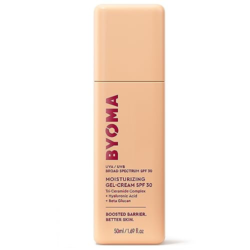 BYOMA Gel Cream SPF 30 - Barrier Repair Cream/Gel Face Lotion with Broad Spectrum Sunscreen - Ceramide SPF Face Moisturizer for Dry Skin - Alcohol Free, Oil Free Face Moisturizer - 1.69 fl. Oz | Amazon (US)
