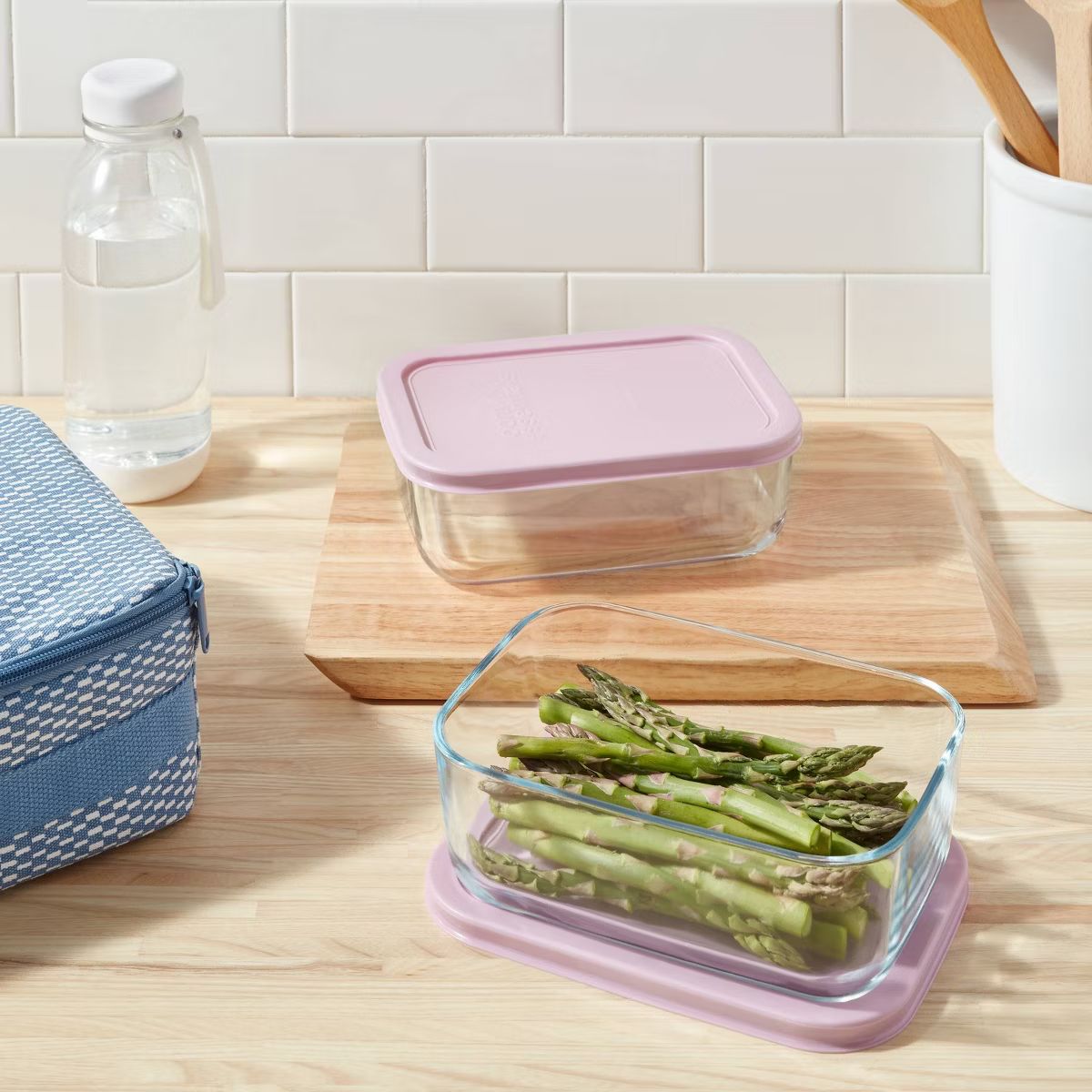 2pk Glass Rectangular Food Storage Container Set - Room Essentials™ | Target