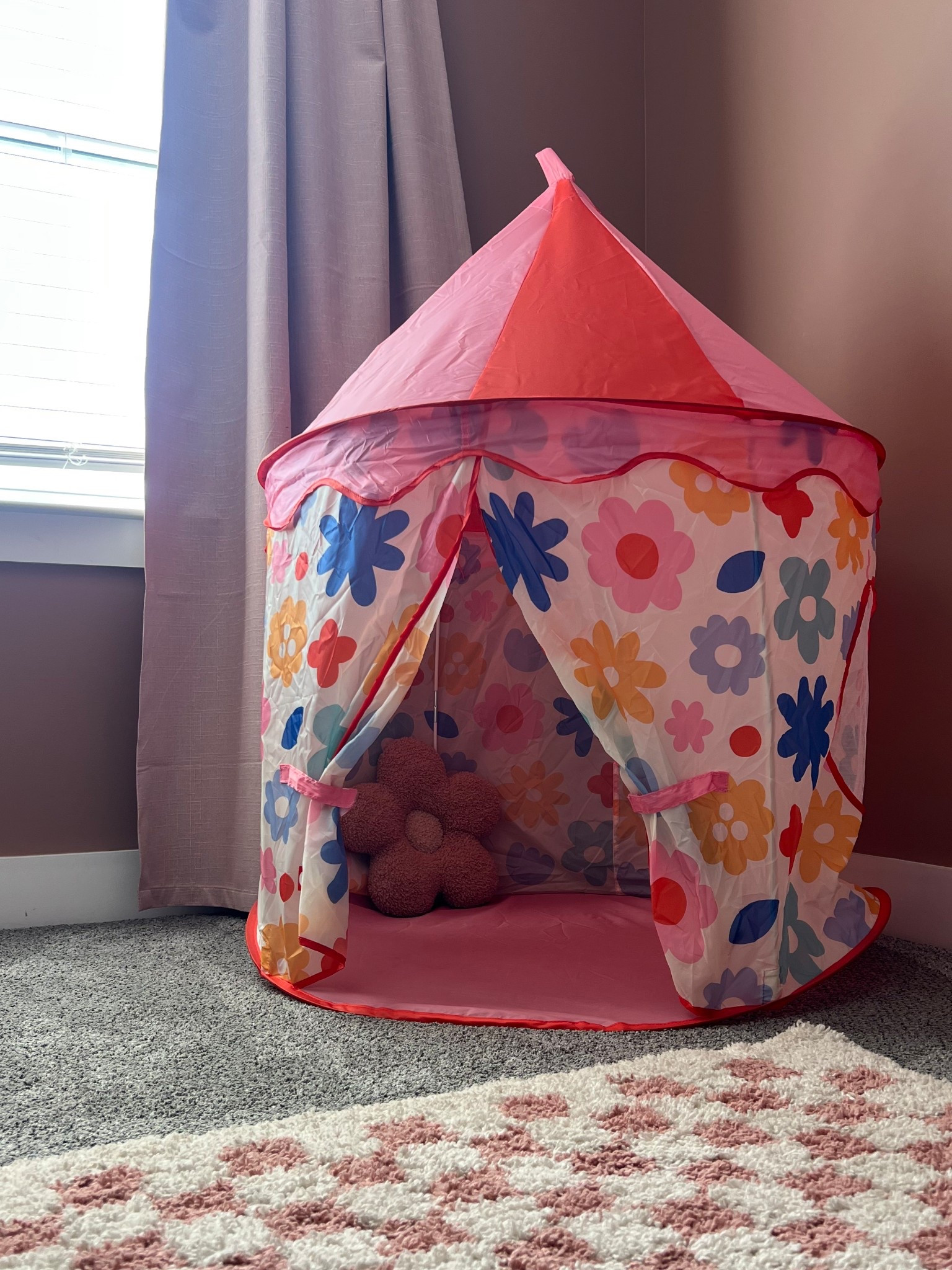 Hudson got this tent for Christmas last year and she still climbs into it daily! Plus it goes so well with her room so it’s a real winner for me! 😉

#LTKKids #LTKHome #LTKFamily