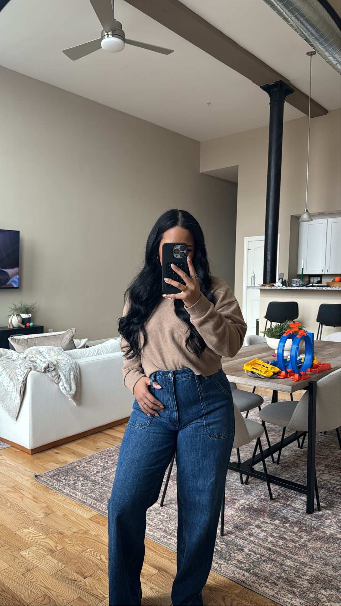 Denim ootd for the casual girly who loves to look put together effortlessly✨

This denim from target are my favorite jeans at the moment. Extremely comfortable it has some stretch but not much. Run true to size 

Jeans: size 10 Large 

Top is old from Zara but linking similar one

Top: medium 

#LTKstyletip #LTKfindsunder50 #LTKmidsize