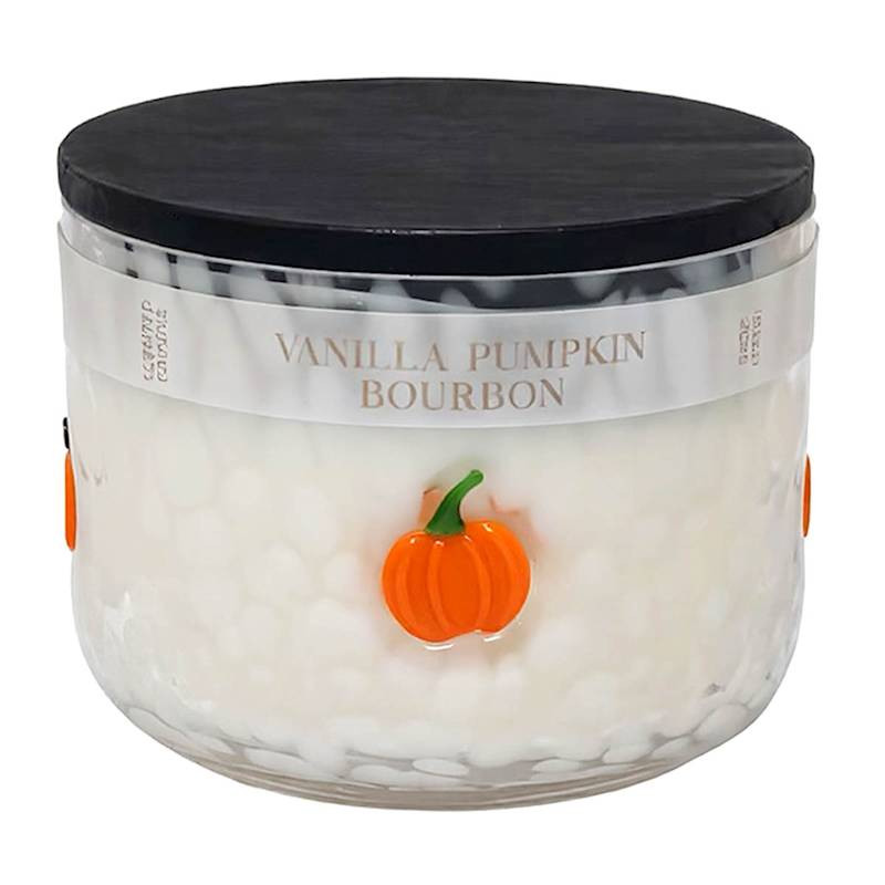 Vanilla Pumpkin Bourbon Scented Icon Jar Candle, 12oz | At Home