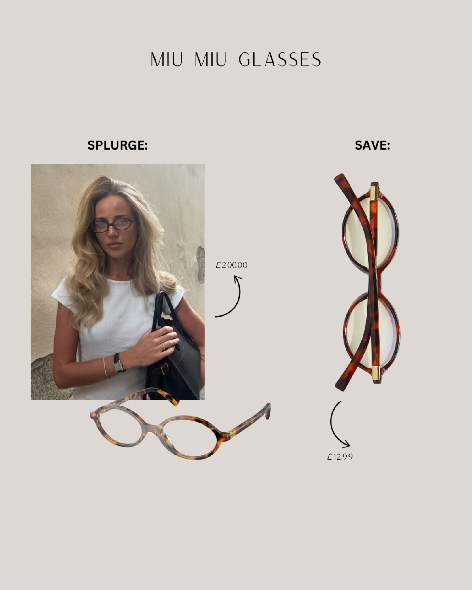 Miu Miu glasses - splurge or save...

#LTKstyletip #LTKluxury