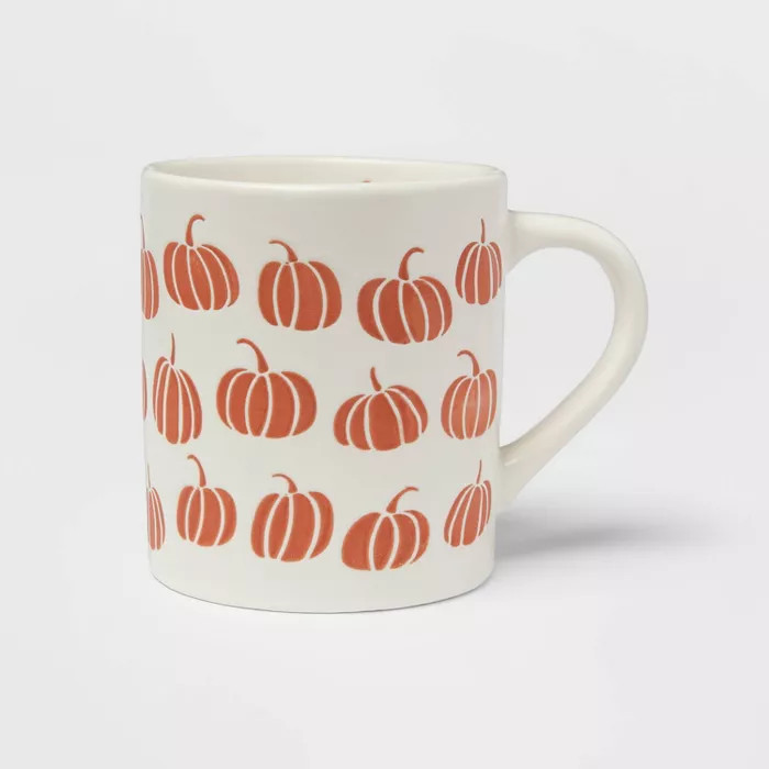 16oz Stoneware Happy Fall Mug - Threshold™ | Target