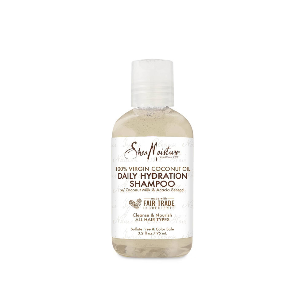 SheaMoisture Virgin Coconut Oil Shampoo Daily Hydration - 3.2 fl oz | Target