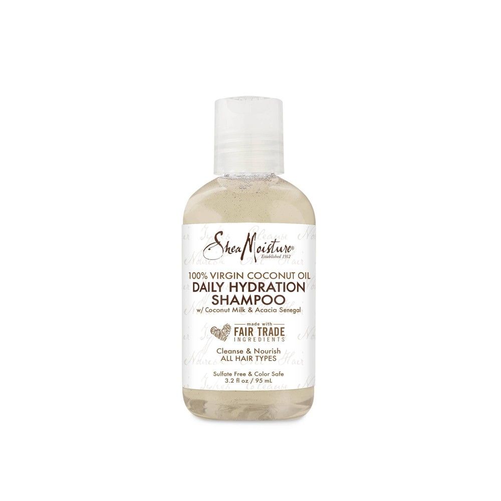 SheaMoisture Virgin Coconut Oil Shampoo Daily Hydration - 3.2 fl oz | Target