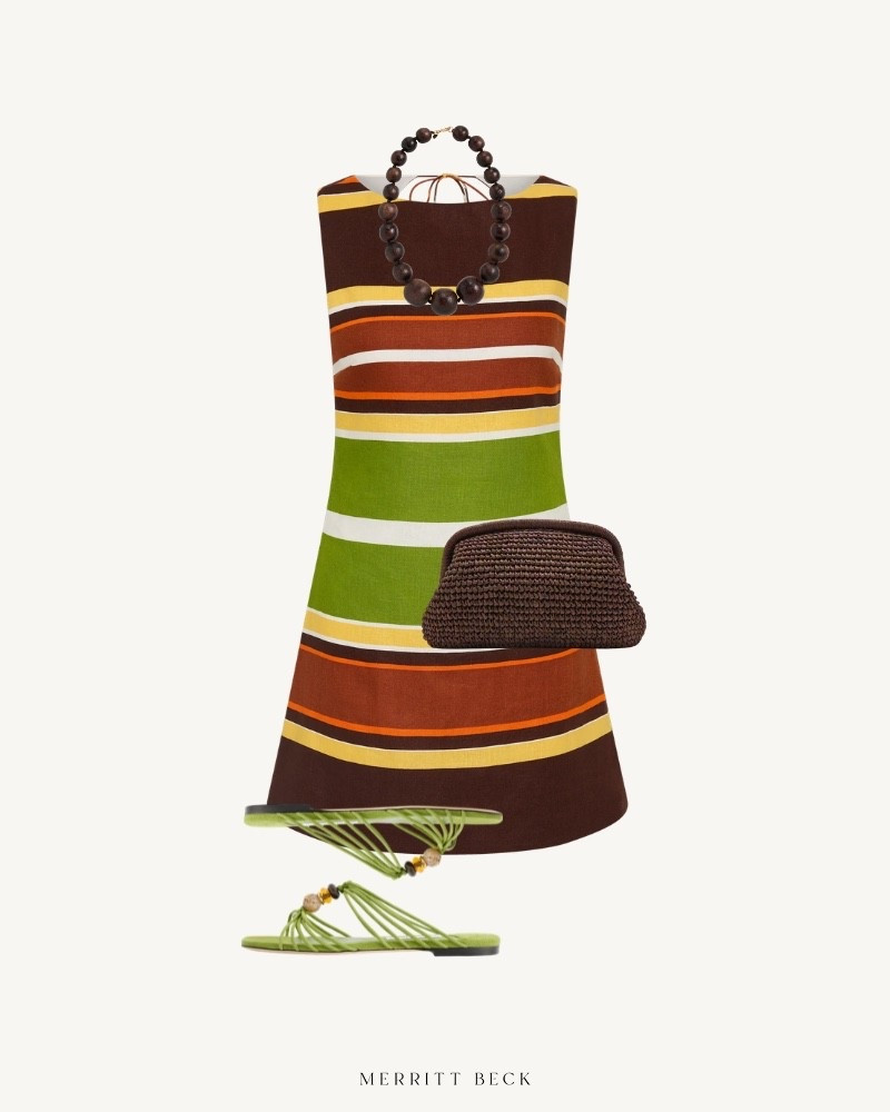 Love the color palette on this striped dress! Bold and unexpected for summer 👌🏻

#LTKootd