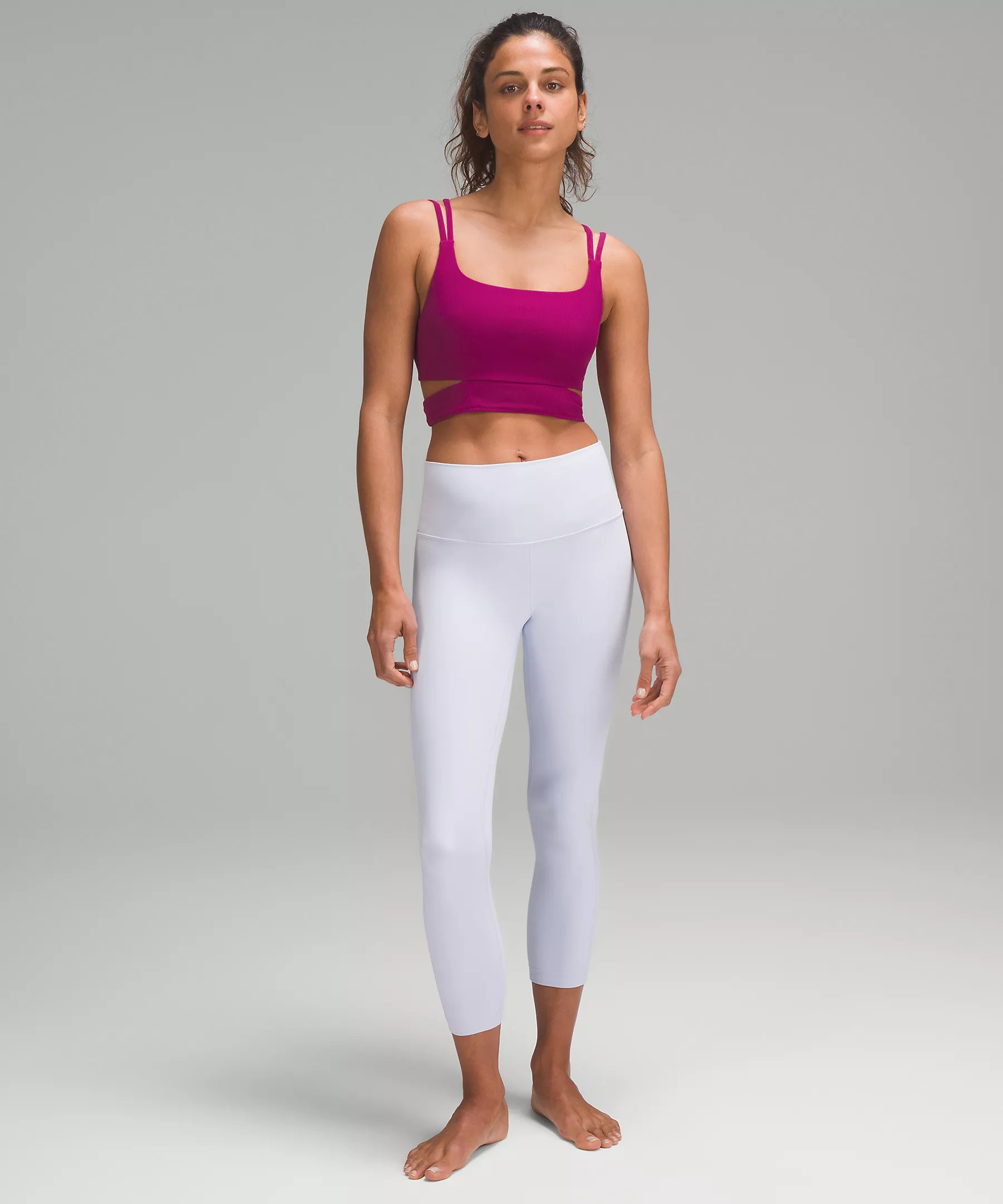Ribbed Nulu Strappy Yoga Bra | Lululemon (US)