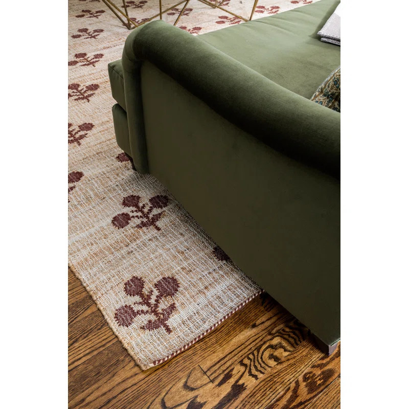Erin Gates by Momeni Orchard Bloom Rust Hand Woven Wool and Jute Area Rug | Wayfair North America