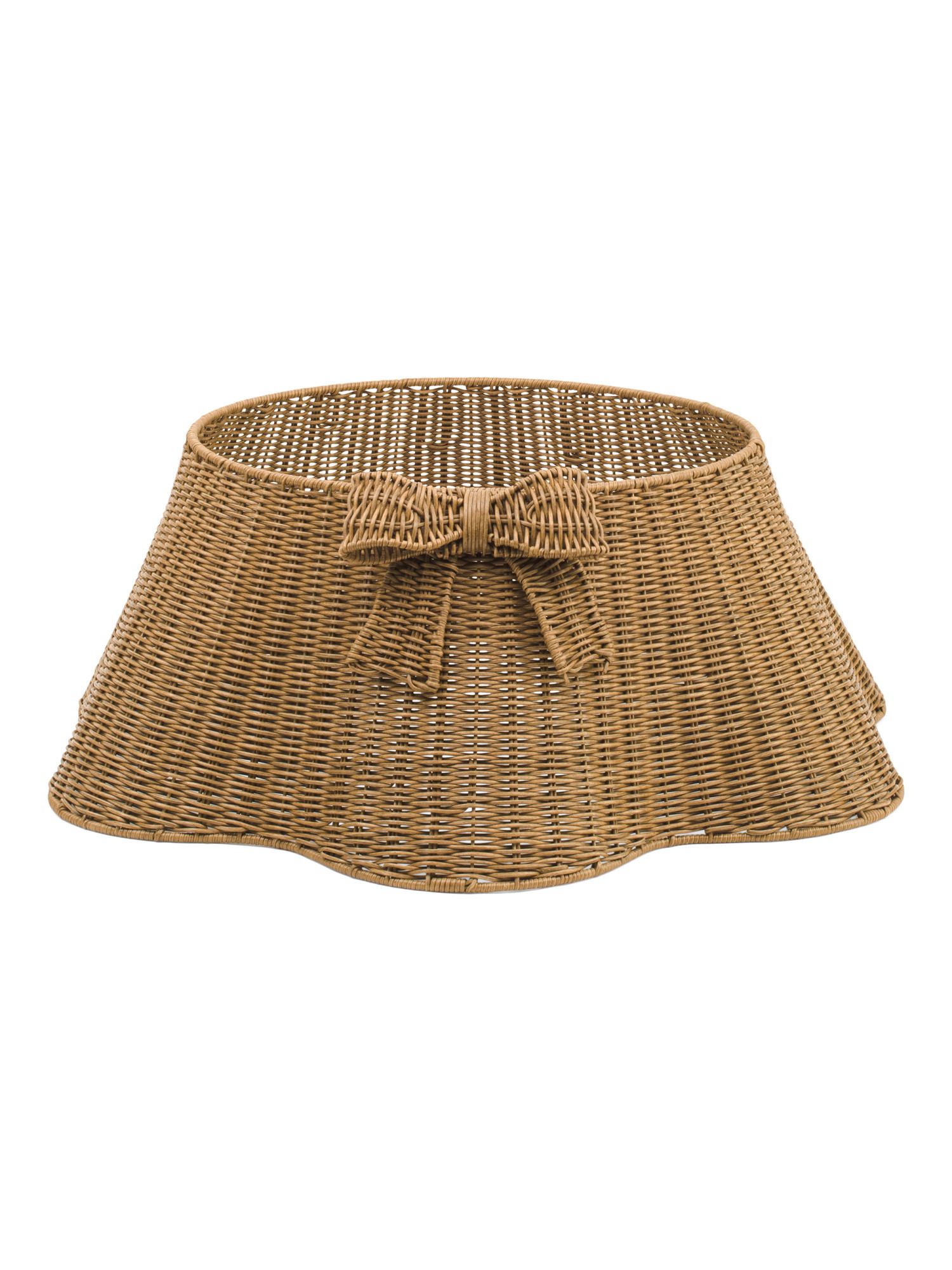 30in Scalloped Tree Collar With Bow | Marshalls