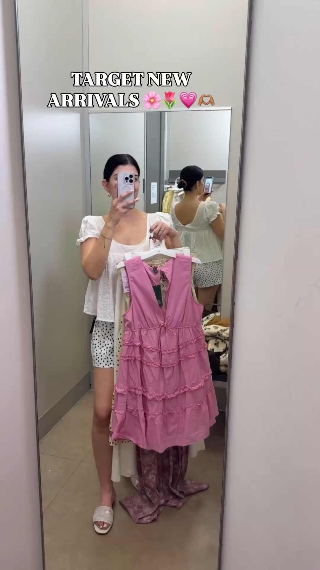 RUN to Target… the spring arrivals are too good 🌸🌷🍓🫶🏽 #targethaul 

#LTKgrwm #LTKootd #LTKMidsize