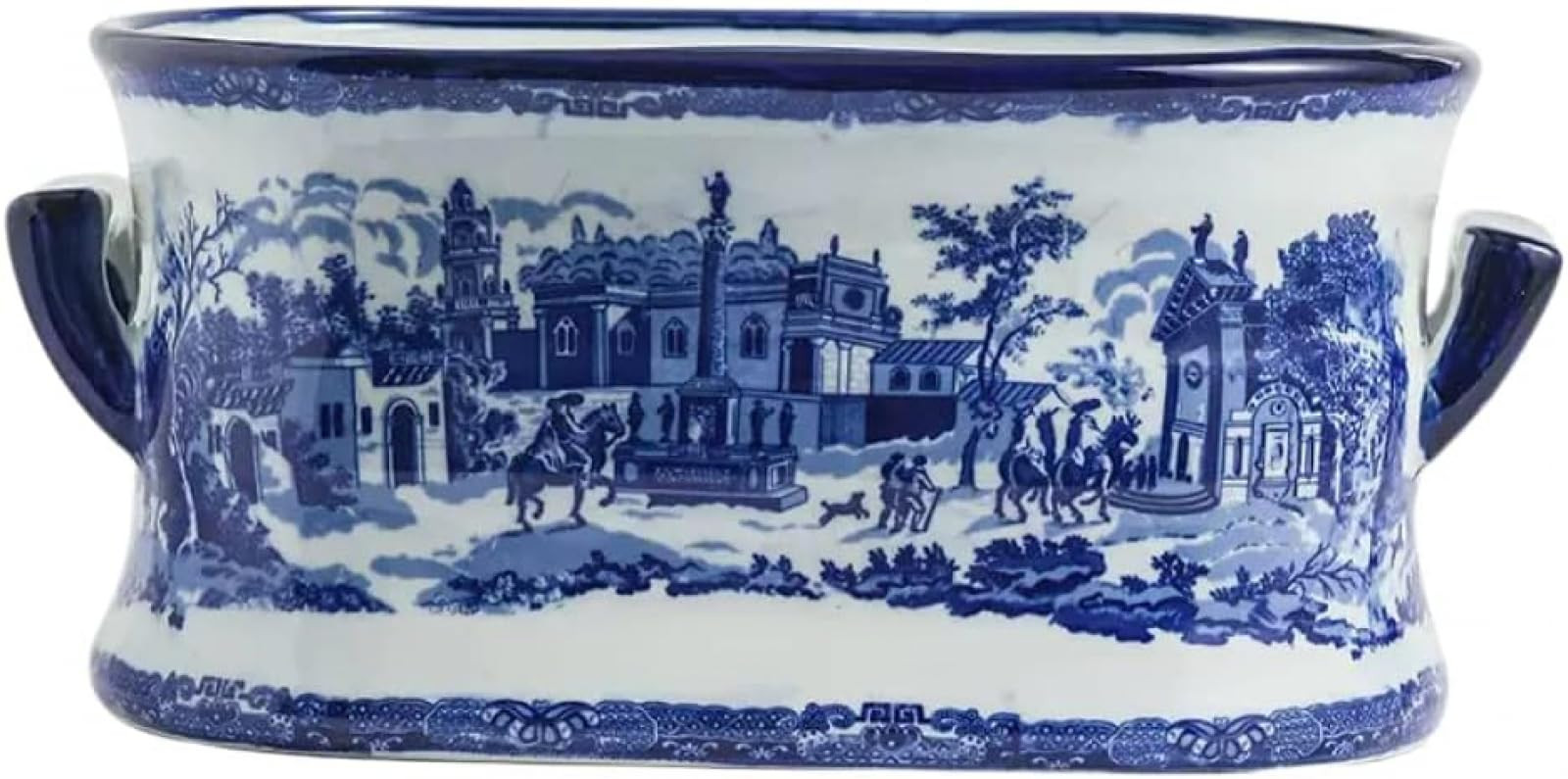 Jingdezhen Oriental Ceramic Ginger Jar with Lid - 14cm Hand-Painted Blue & White Porcelain Vase w... | Amazon (US)