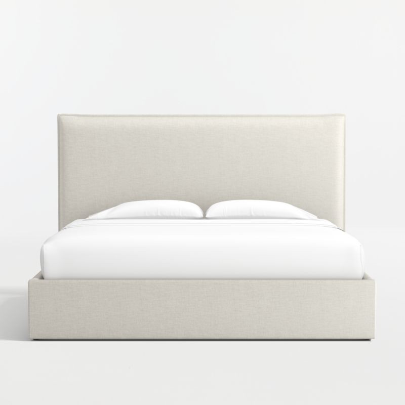 Arvada Upholstered King Storage Bed + Reviews | Crate & Barrel | Crate & Barrel