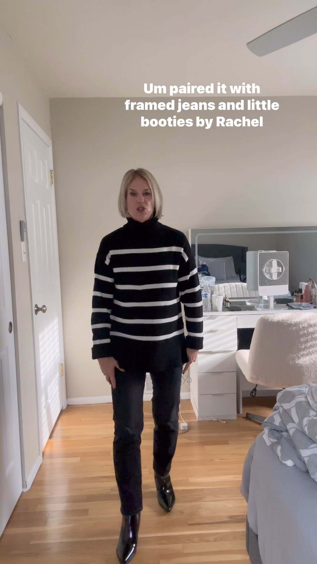 Elevated work from home style, comfy sweater and jeans! 

#LTKSeasonal #LTKOver40