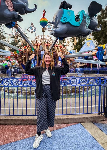 These checkered pants are my favs for theme parks! 

#LTKover40 #LTKmidsize
