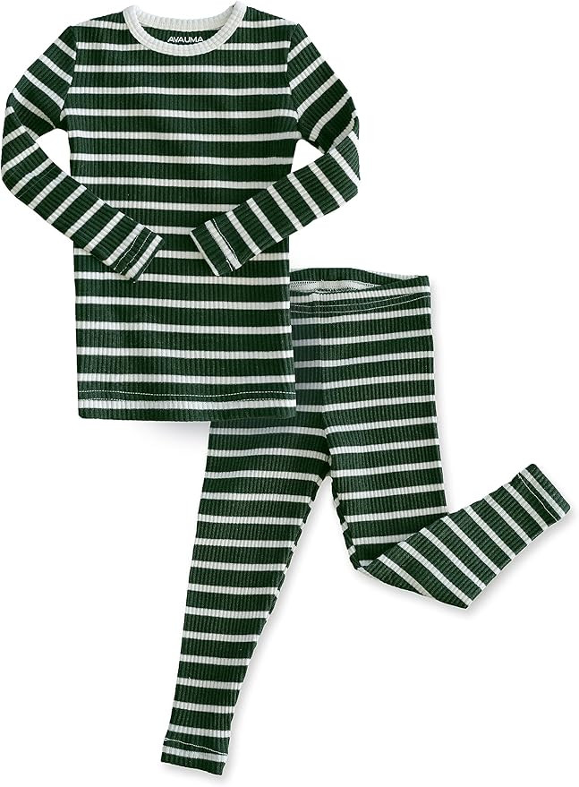 AVAUMA Baby Boys Girls Pajama Set 6M-7T Kids Cute Toddler Snug fit Pjs Cotton Sleepwear | Amazon (US)