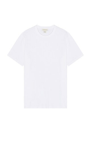 Calvin Klein Smooth Cotton Monogram Logo T-Shirt in White. - size S | Revolve Clothing (Global)
